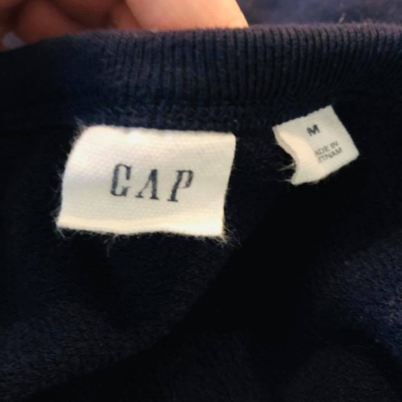 Gap terry sweatshirt logo M top - Picture 4 of 4